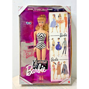 Blonde Barbie Doll 35th Anniversary Special Edition